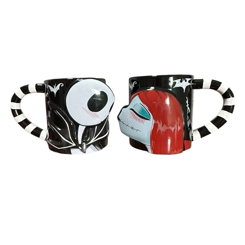 DISNEY THE NIGHTMARE BEFORE CHRISTMAS JACK SKELLINGTON & SALLY  MUG‎ SET